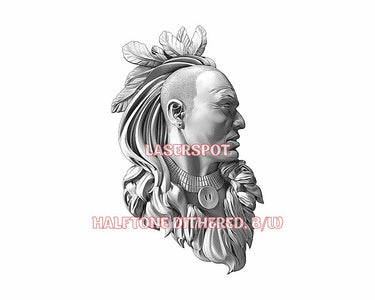 American native 3d illusion & laser-ready files - 3DWave.us